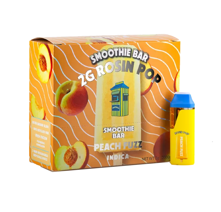 Smoothie Bar 2g Rosin Pop Peach Fuzz Smoothie Bar 2g Rosin Pop Peach Fuzz