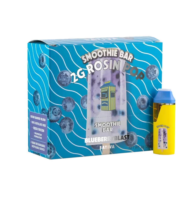 Smoothie Bar 2g Rosin Pop Blueberry Blast Smoothie Bar 2g Rosin Pop Blueberry Blast