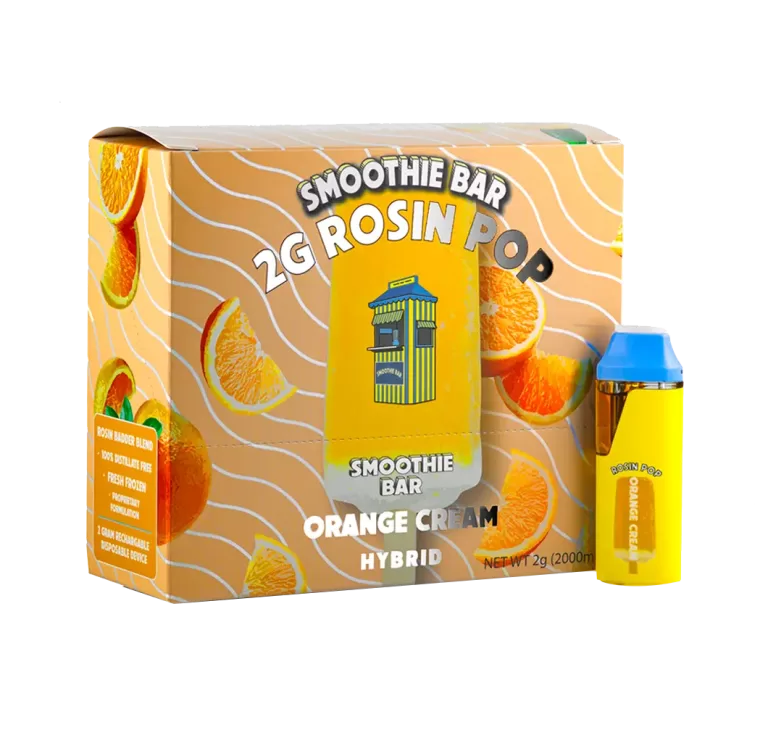 Smoothie Bar 2g Rosin Pop Orange Cream Smoothie Bar 2g Rosin Pop Orange Cream