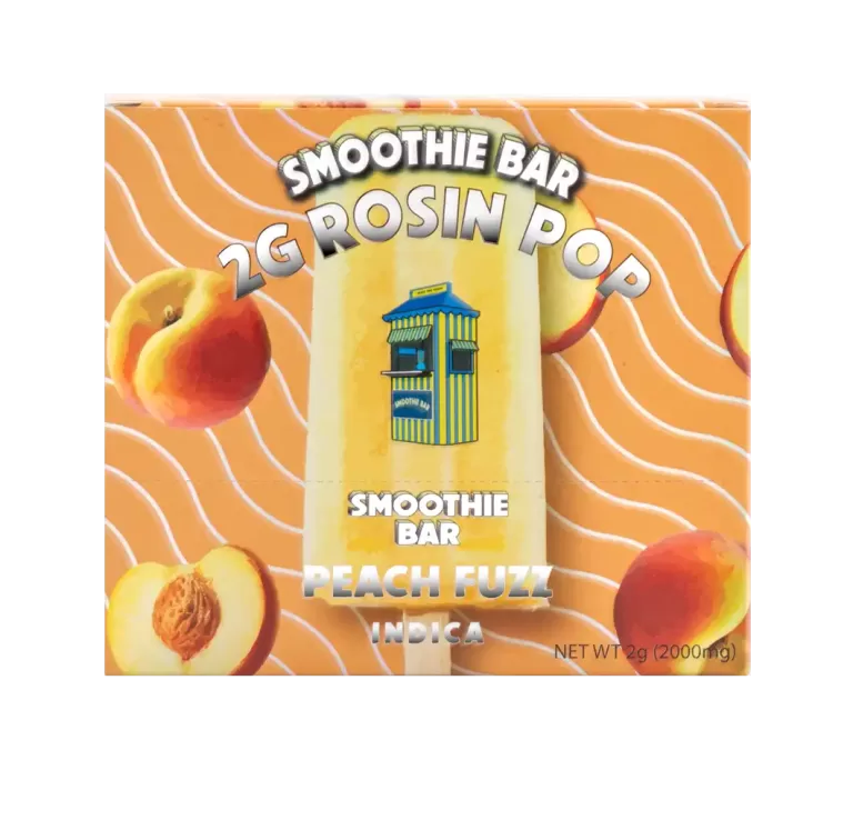 Smoothie Bar 2g Rosin Pop Peach Fuzz Smoothie Bar 2g Rosin Pop Peach Fuzz