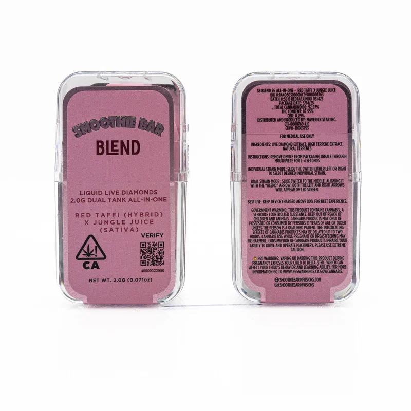 Smoothie Bar 2g Red Taffi x Jungle Juice Smoothie Bar 2g Red Taffi x Jungle Juice